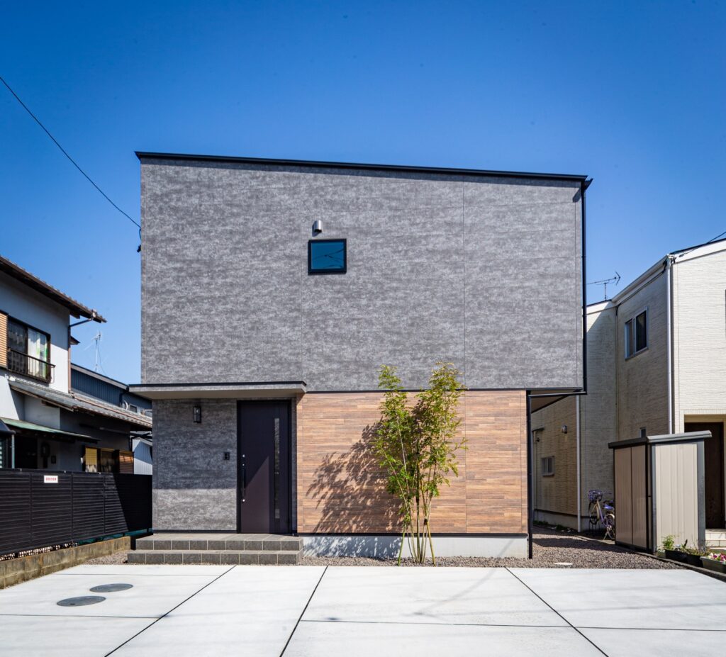 プライバシーに配慮した都市型住宅